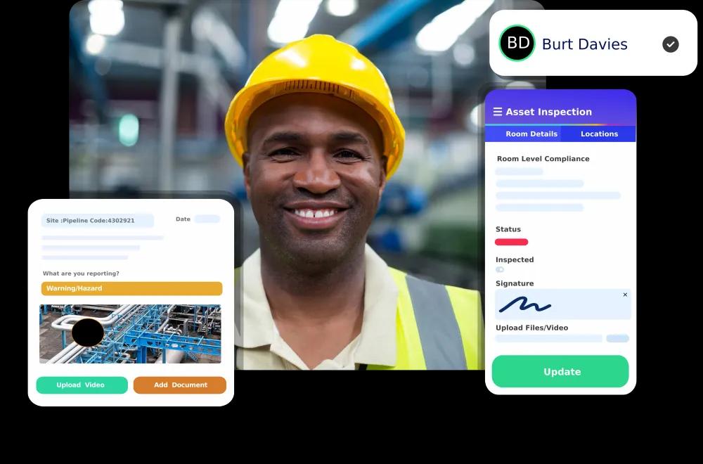 Update Asset information live including Photo, Videos & Certification